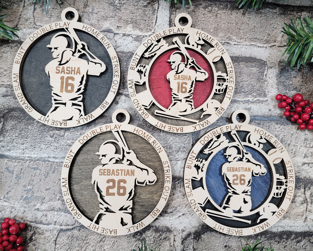 Custom Stadium Series Sports Ornaments