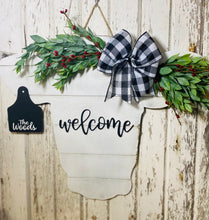 Custom Cow Door Hanger
