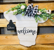 Custom Cow Door Hanger