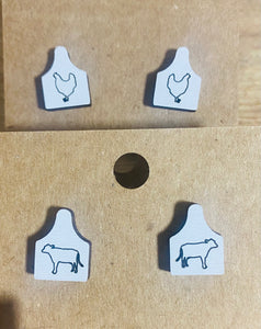 Farm Animal Earrings