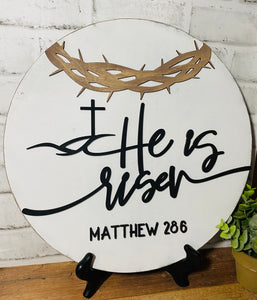 He is Risen Round