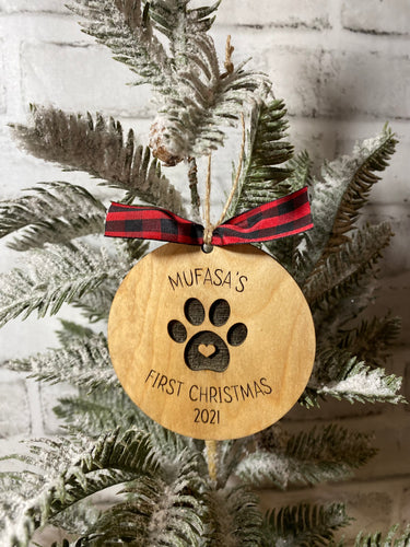 Dog’s First Christmas Ornament