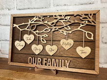 Hanging Hearts Custom Sign