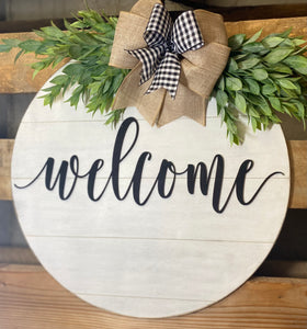 Welcome Door Hanger