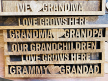 Hanging Hearts Custom Sign