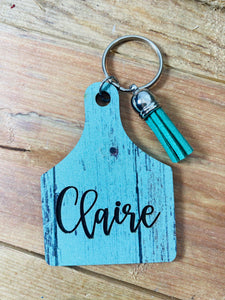 Ear Tag Keychain