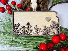 Kansas Floral Ornament