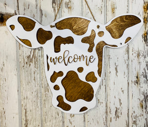 3 Layer Cow Door Hanger