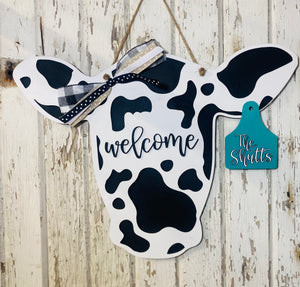 3 Layer Cow Door Hanger