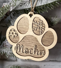 Custom Paw Prints Ornament