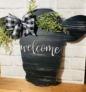 Custom Cow Door Hanger