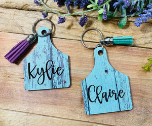 Ear Tag Keychain