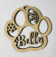 Custom Paw Prints Ornament