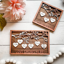 Hanging Hearts Custom Sign