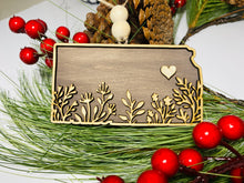 Kansas Floral Ornament
