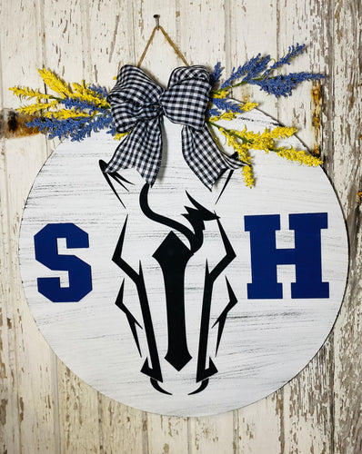 Spring Hill Bronco Door Hanger