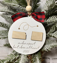 Miles Apart Ornament