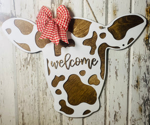 3 Layer Cow Door Hanger